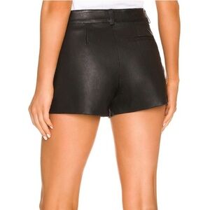 REVOLVE L’Academie Maja Leather Short in Black